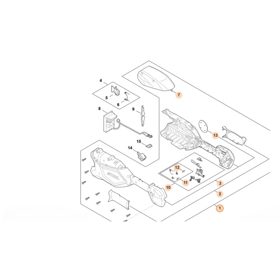 STIHL  Korpus rękojeści FA07 790 1006